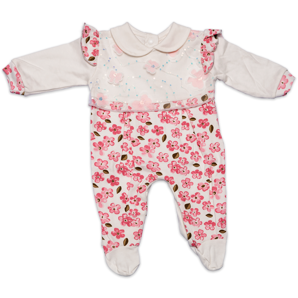 Blossom Baby Romper Pink