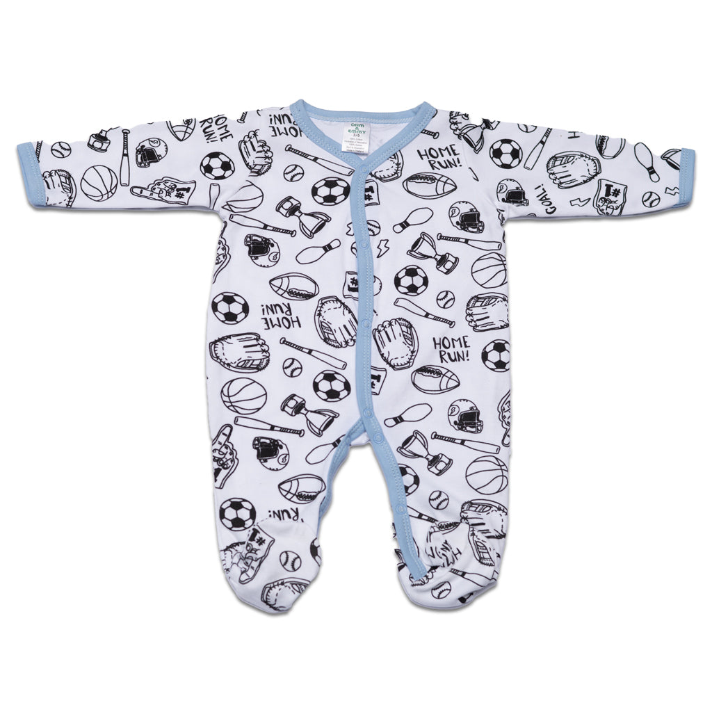 Tiny Treasures Romper Blue