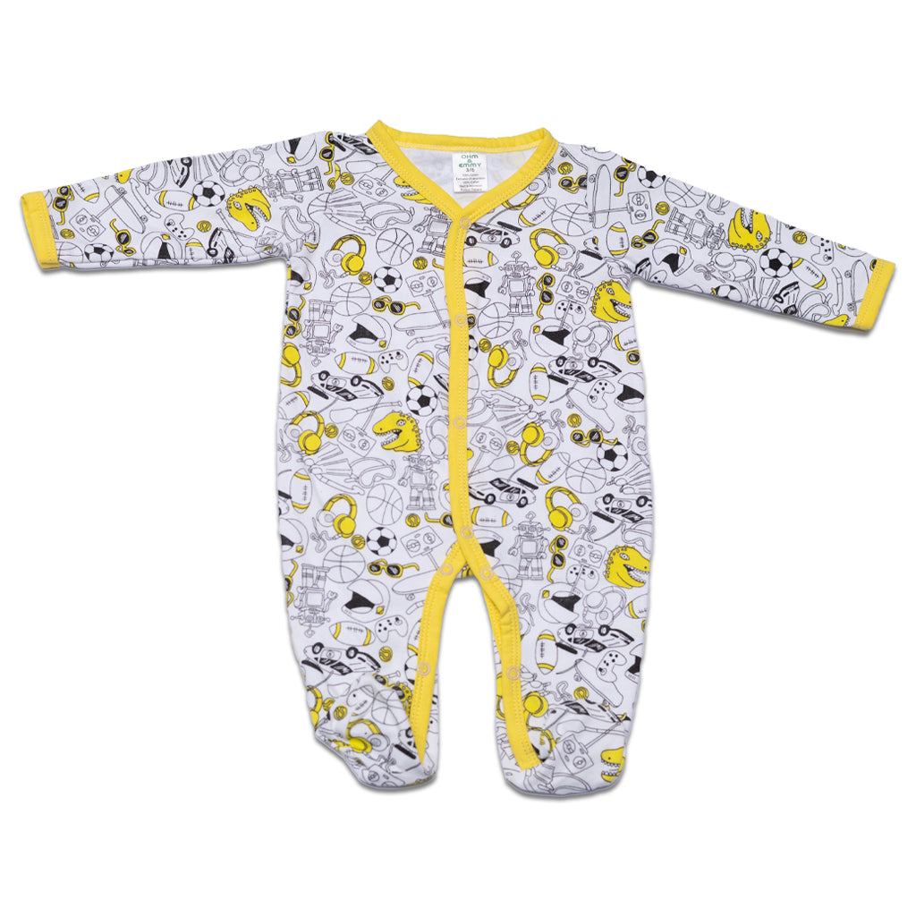 Tiny Treasures Romper Yellow