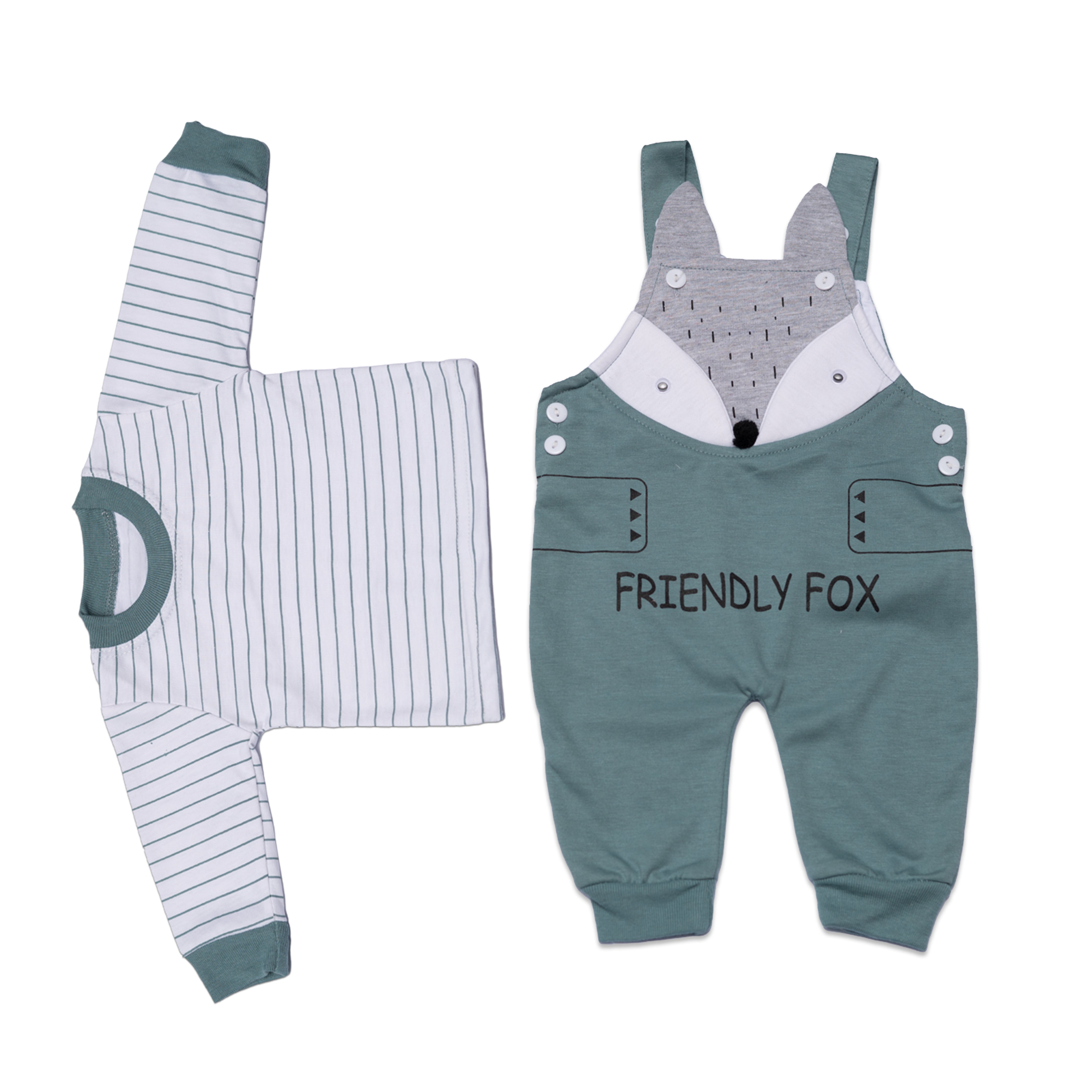 Friendly Fox Outfit Gray