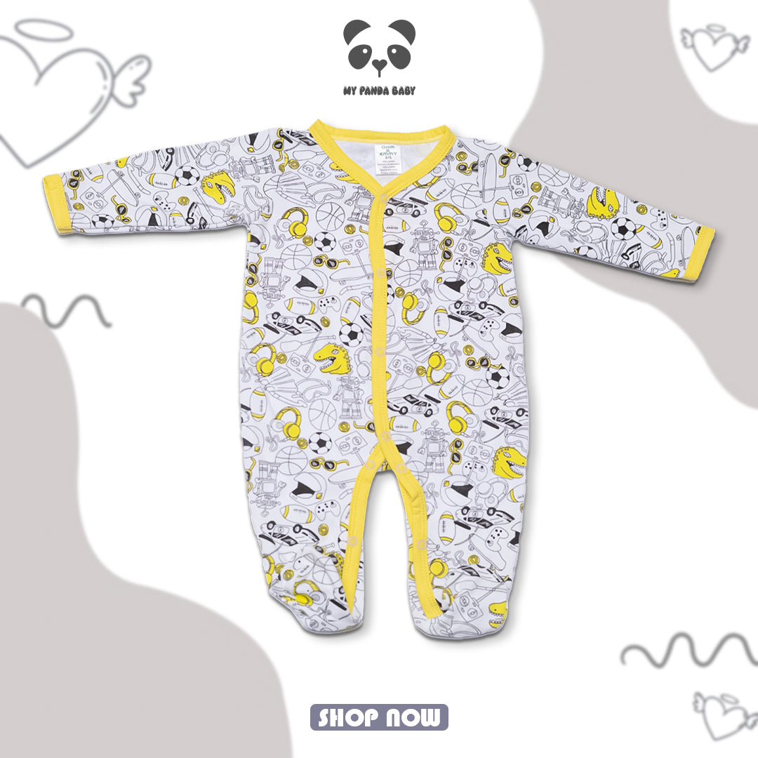 Tiny Treasures Romper Yellow